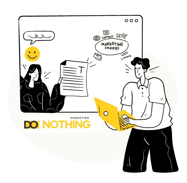 Contact Us for donothing marketing services